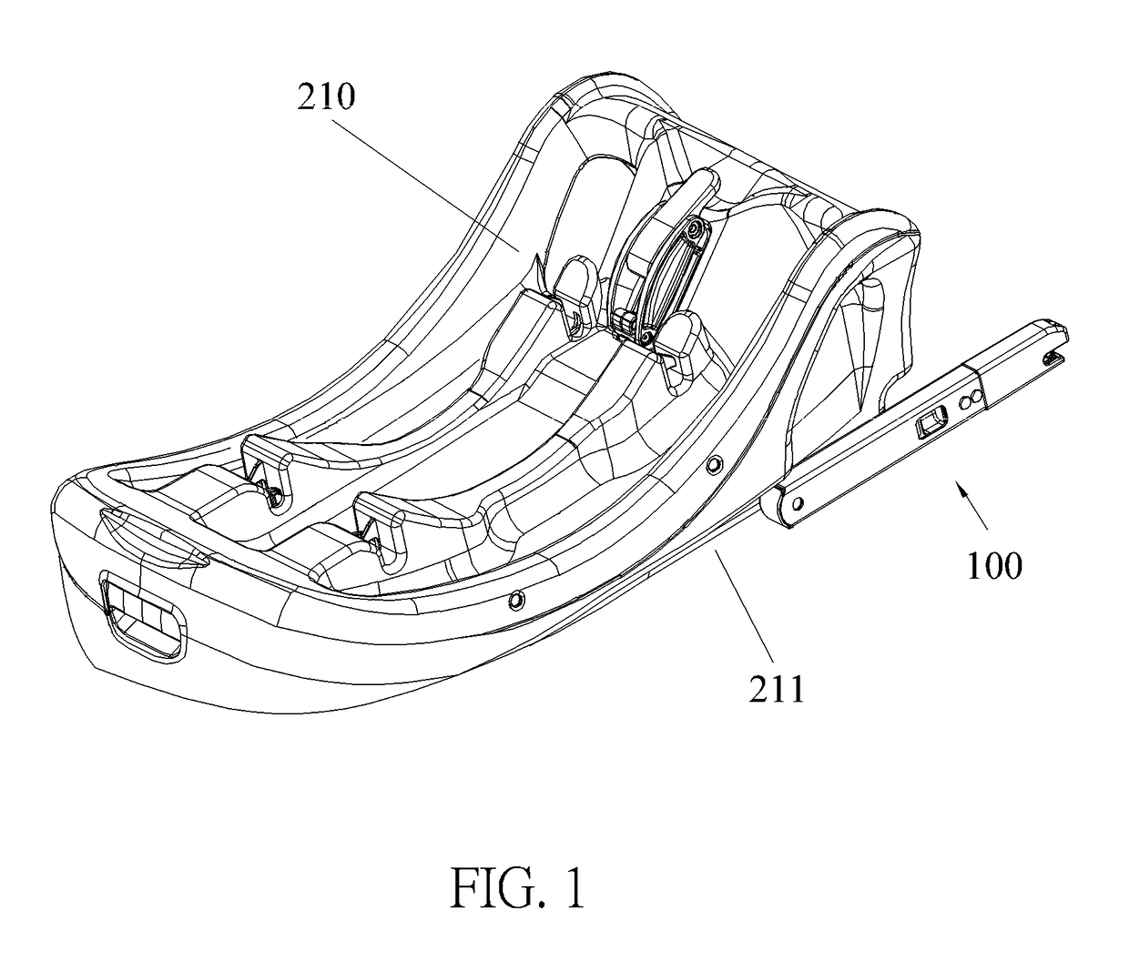 Fixing mechanism of child safety chair