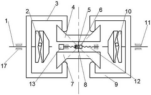 Self-adaptive variable-speed outer cone disc type self-spinning-free traction type continuously variable transmission