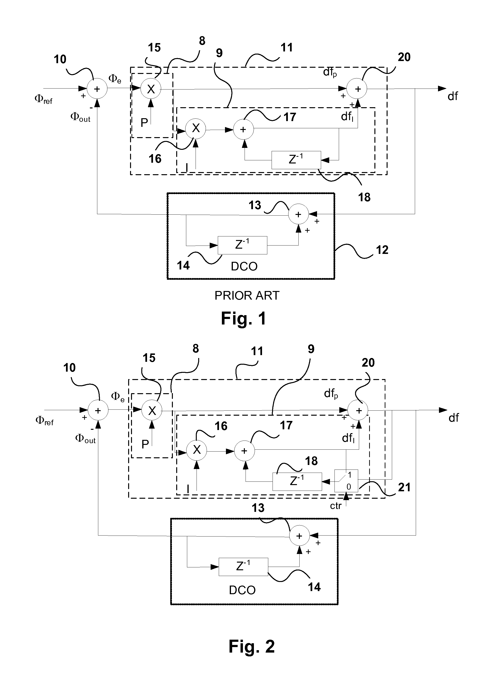 Digital phase locked loop with reduced convergence time