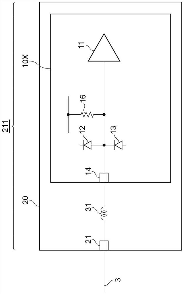 Semiconductor device, receiving device, and transmitting device