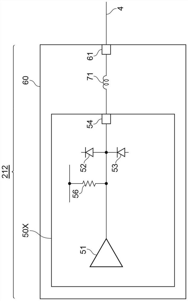 Semiconductor device, receiving device, and transmitting device