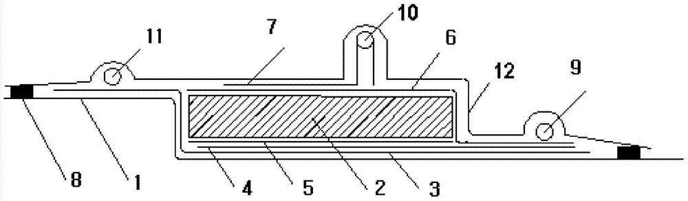 Making method of heavy gauge composite material main beam cap for fan blades