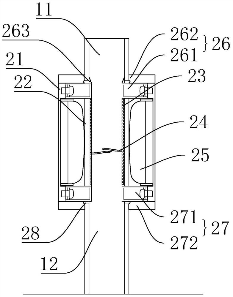 An auxiliary drainage structure and building drainage system