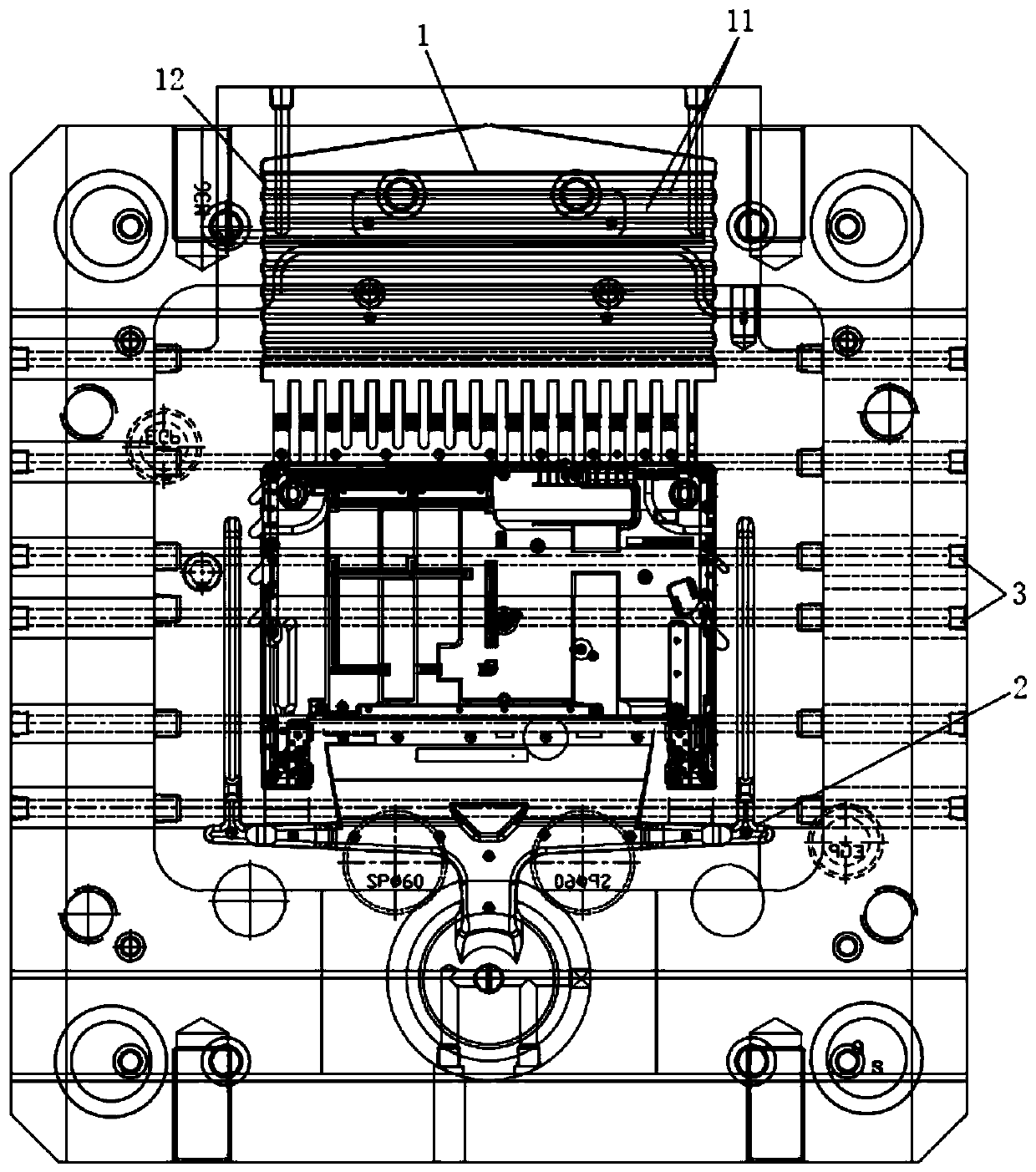 Die casting technology of notebook computer shell