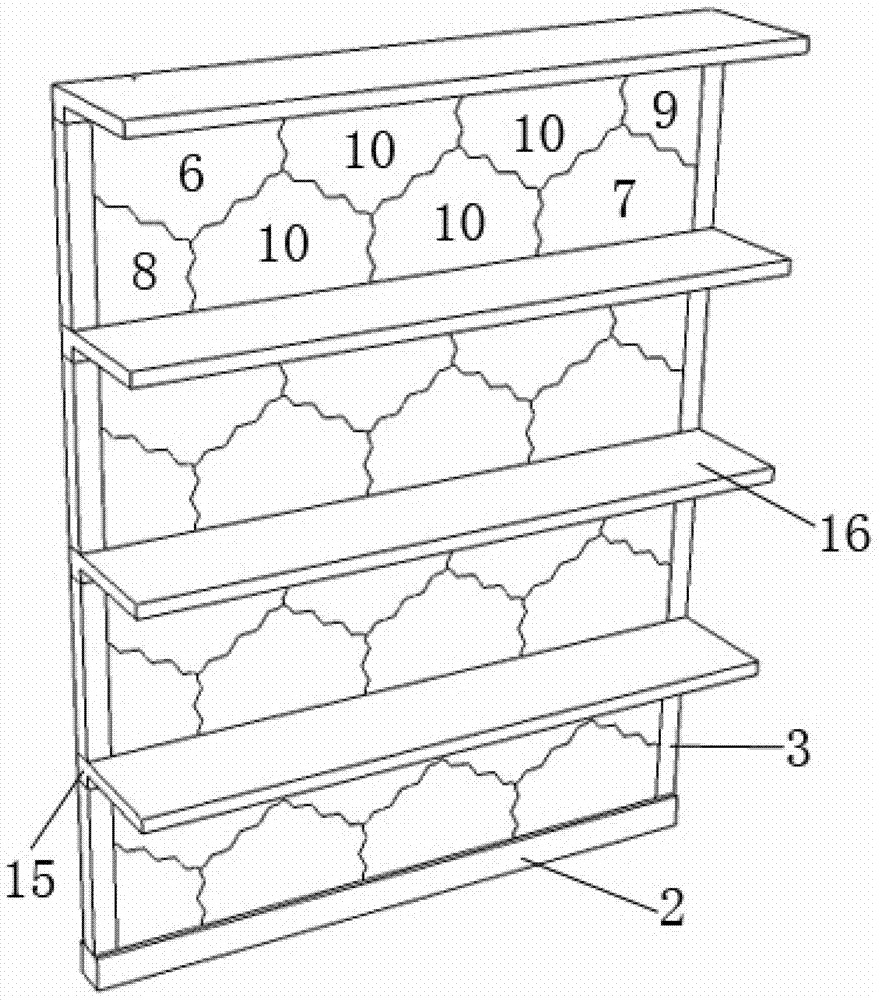 Assembly interlocking prestressing force shear wall system and construction method thereof