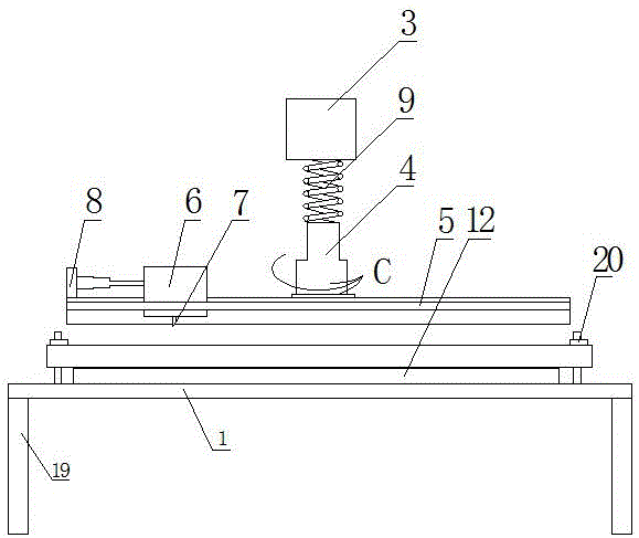 Glass segmentation processing device