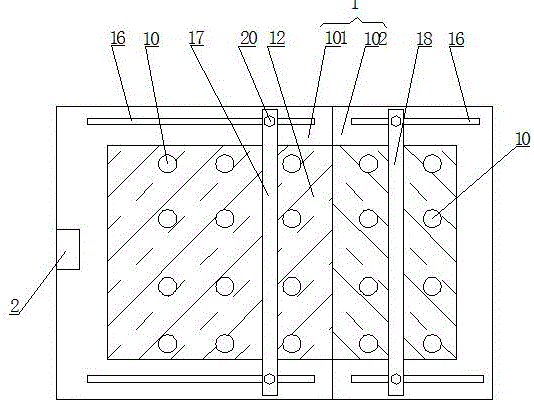 Glass segmentation processing device