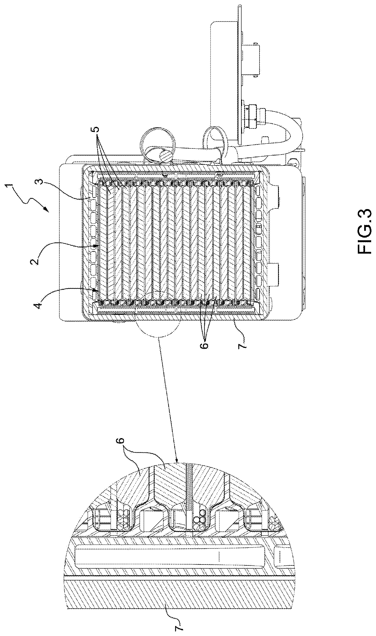 Power storage system for an electric drive vehicle