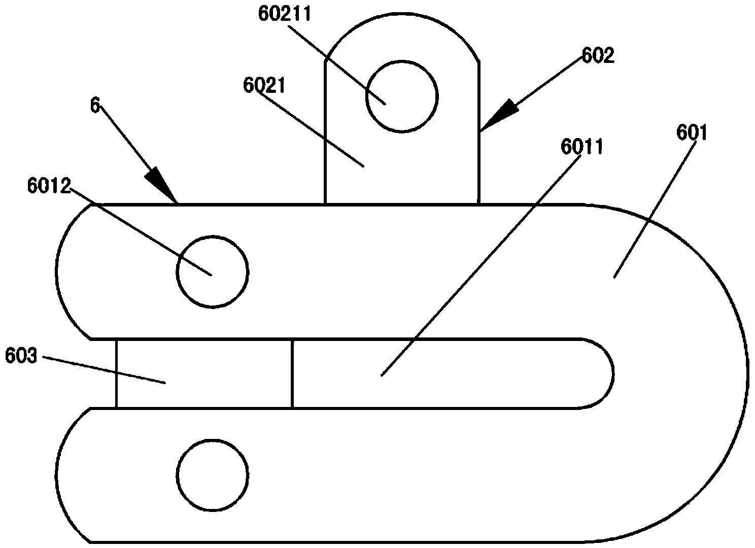 Combined stringing tool used for line conductor stringing