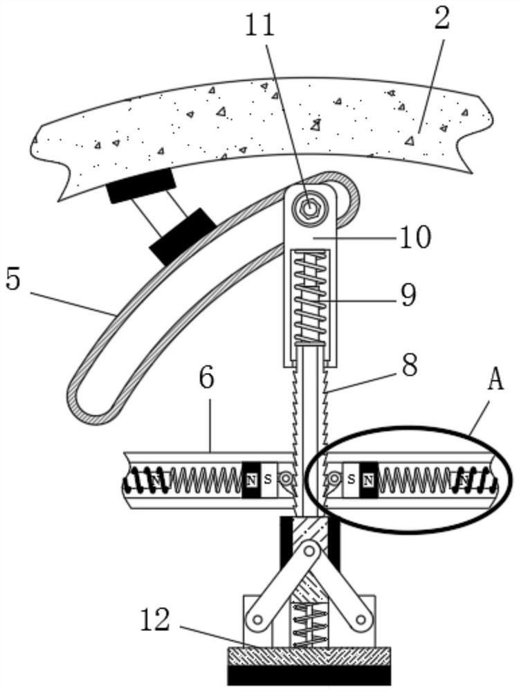 Clamping device for machining farm tool parts