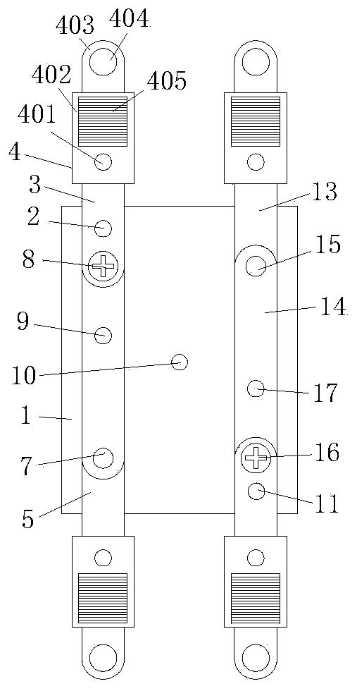 Sheet-shaped contact convenient for switching connection position