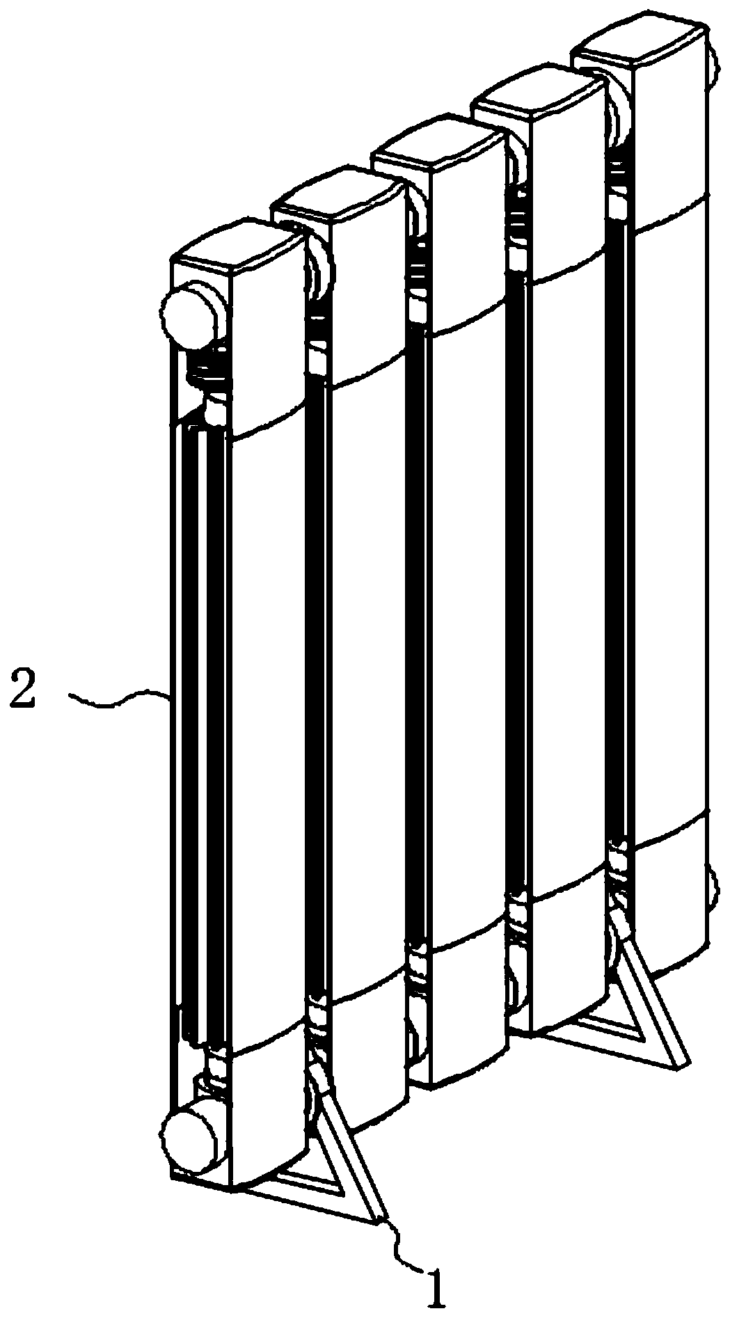 Composite radiator structure