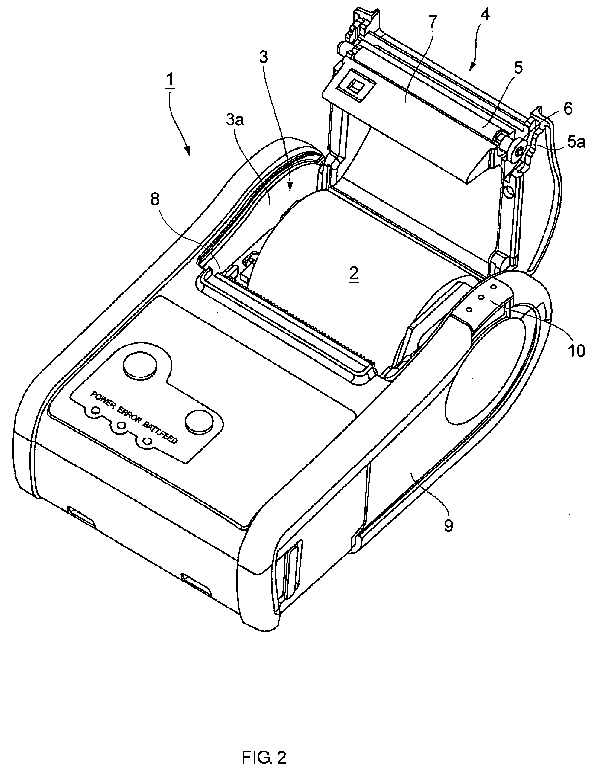 Cover locking/unlocking mechanism and a printer having the cover locking/unlocking mechanism