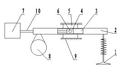 Valve lift continuous variable mechanism of engine gas distribution system