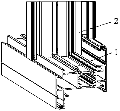 Combined type casement window system