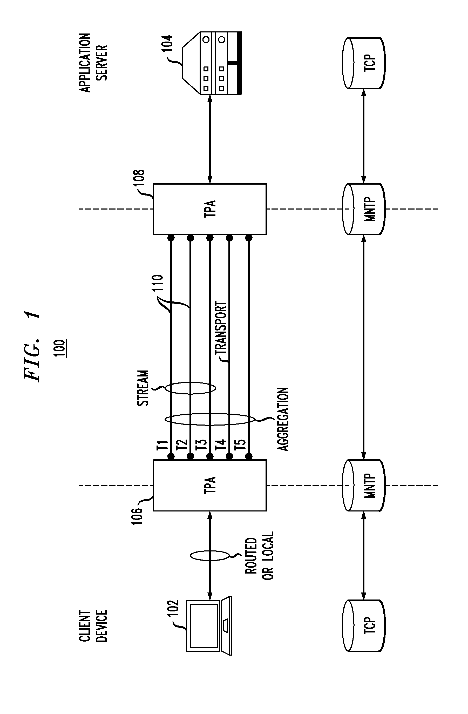 Transparent Proxy Architecture for Multi-Path Data Connections