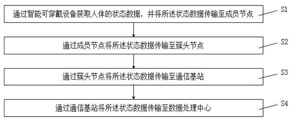 Human body data collection method and device