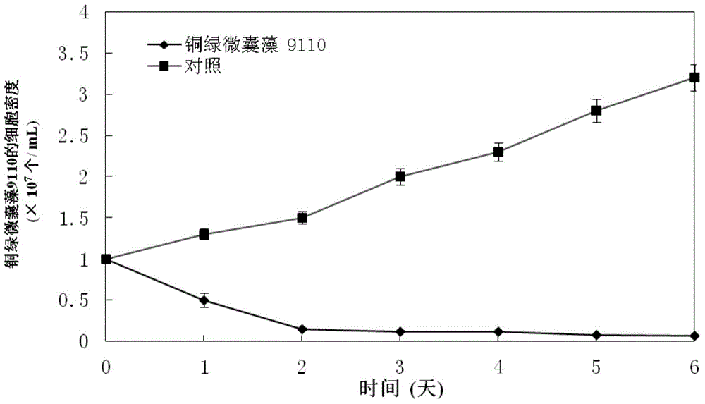 Exiguobacterium sp. GLY-3109 and use of Exiguobacterium sp. GLY-3109 and its active algicidal component in control of cyanobacterial bloom