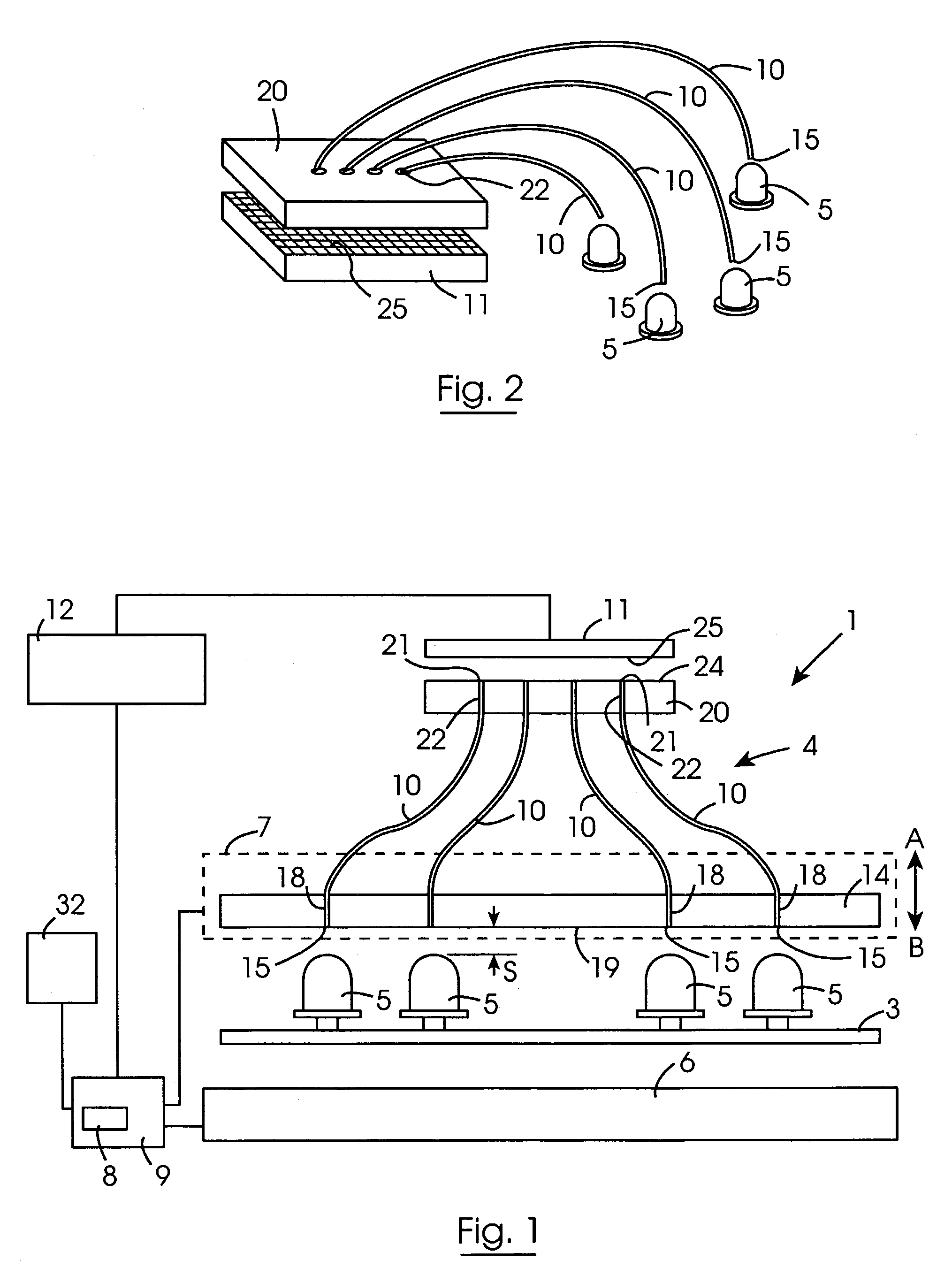 Apparatus for testing a light emitting device, and a method for testing light emitting devices