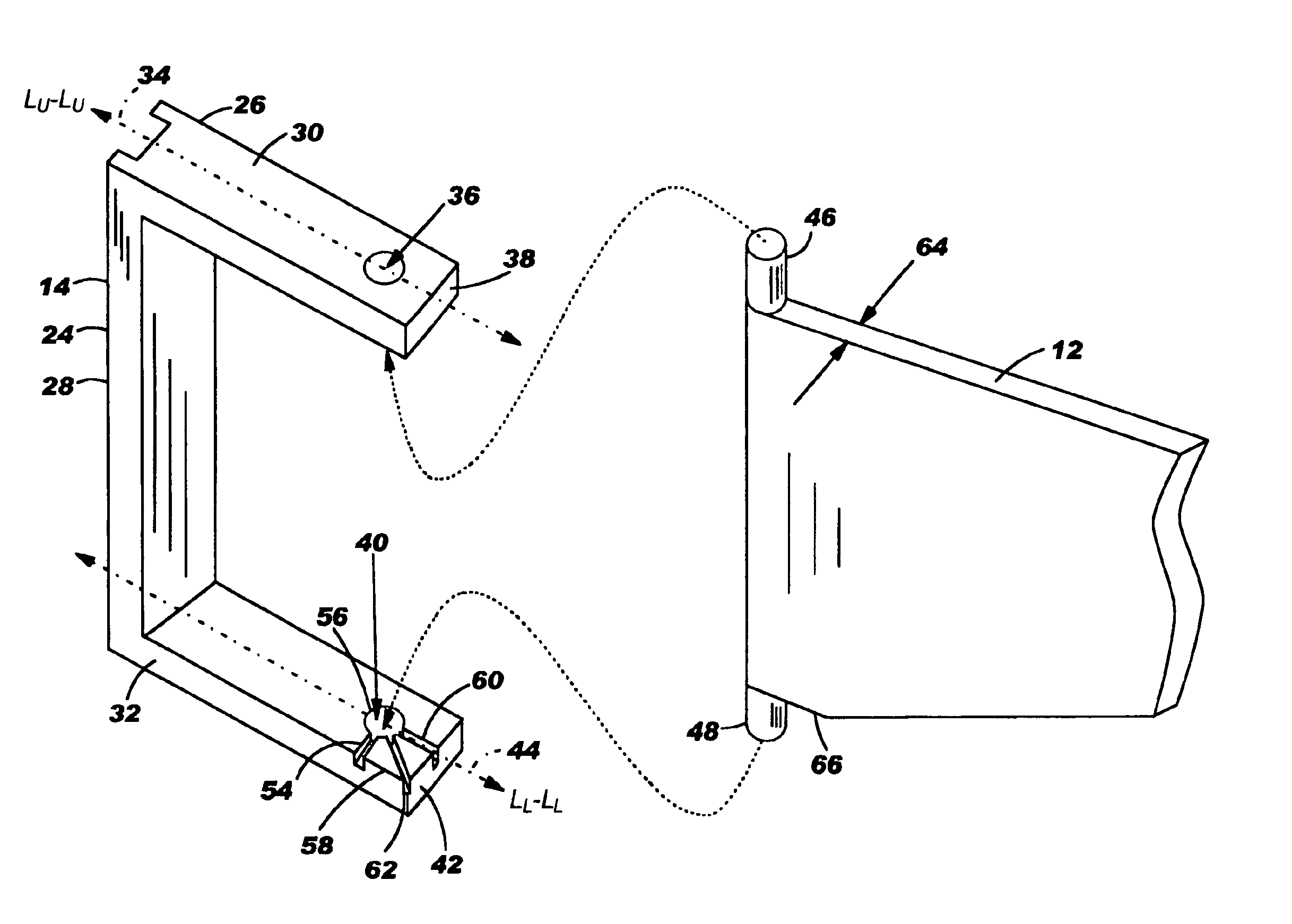 Safety device having a telescopic standard