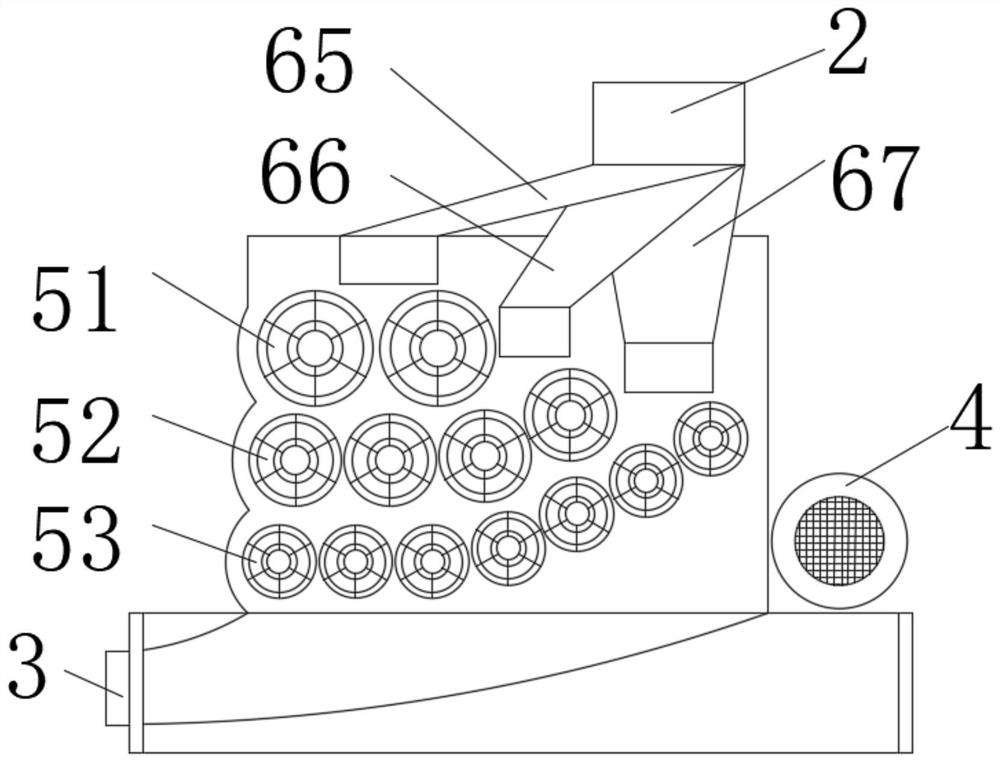 Wood waste treatment device for wood chopstick processing