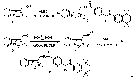 Nitric oxide donor tamibarotene derivatives and their preparation method and use