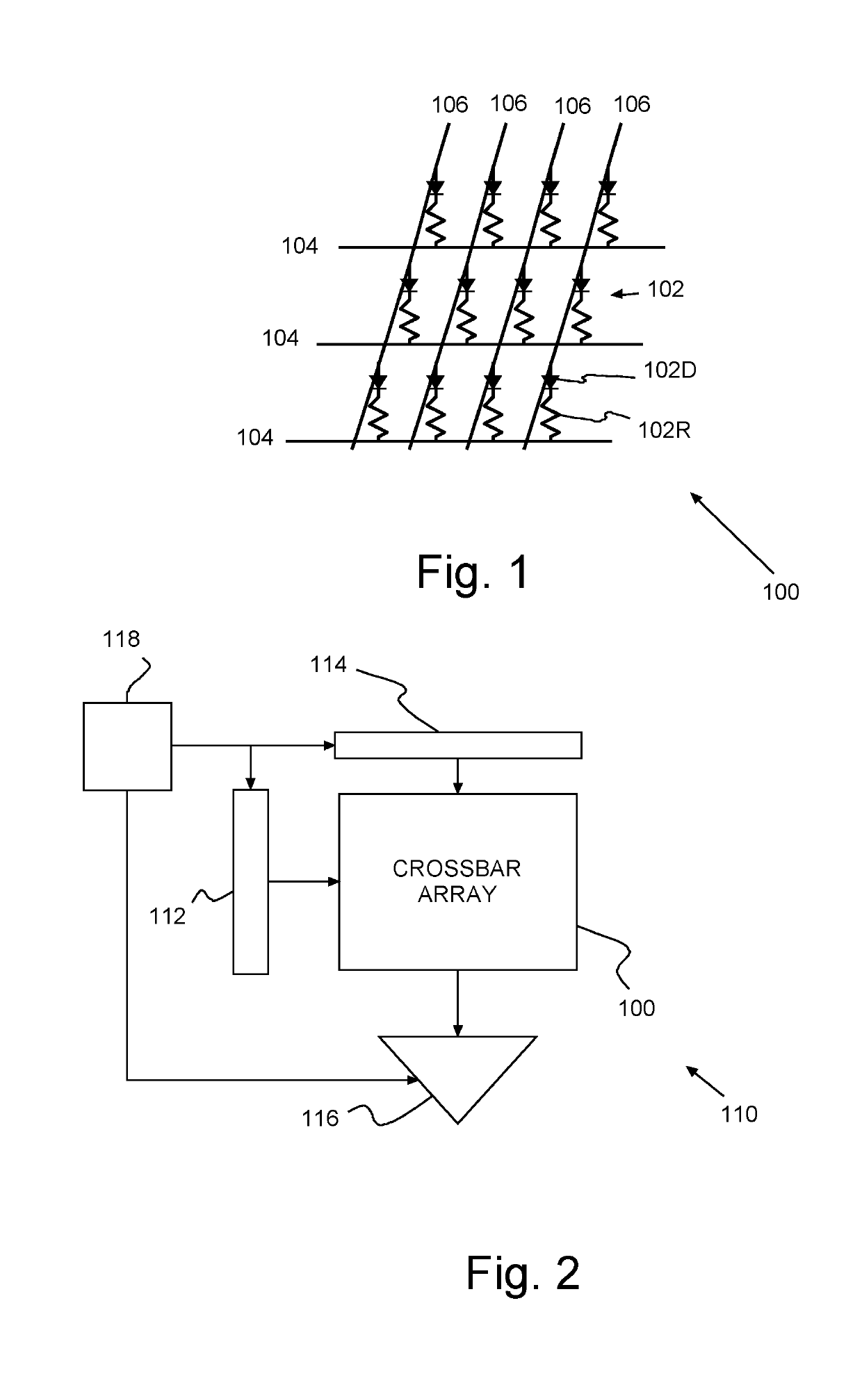 Synaptic crossbar memory array