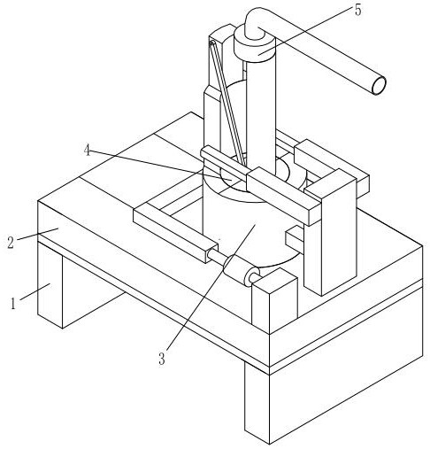 A manufacturing and processing device for transformer all-ceramic insulating bushing