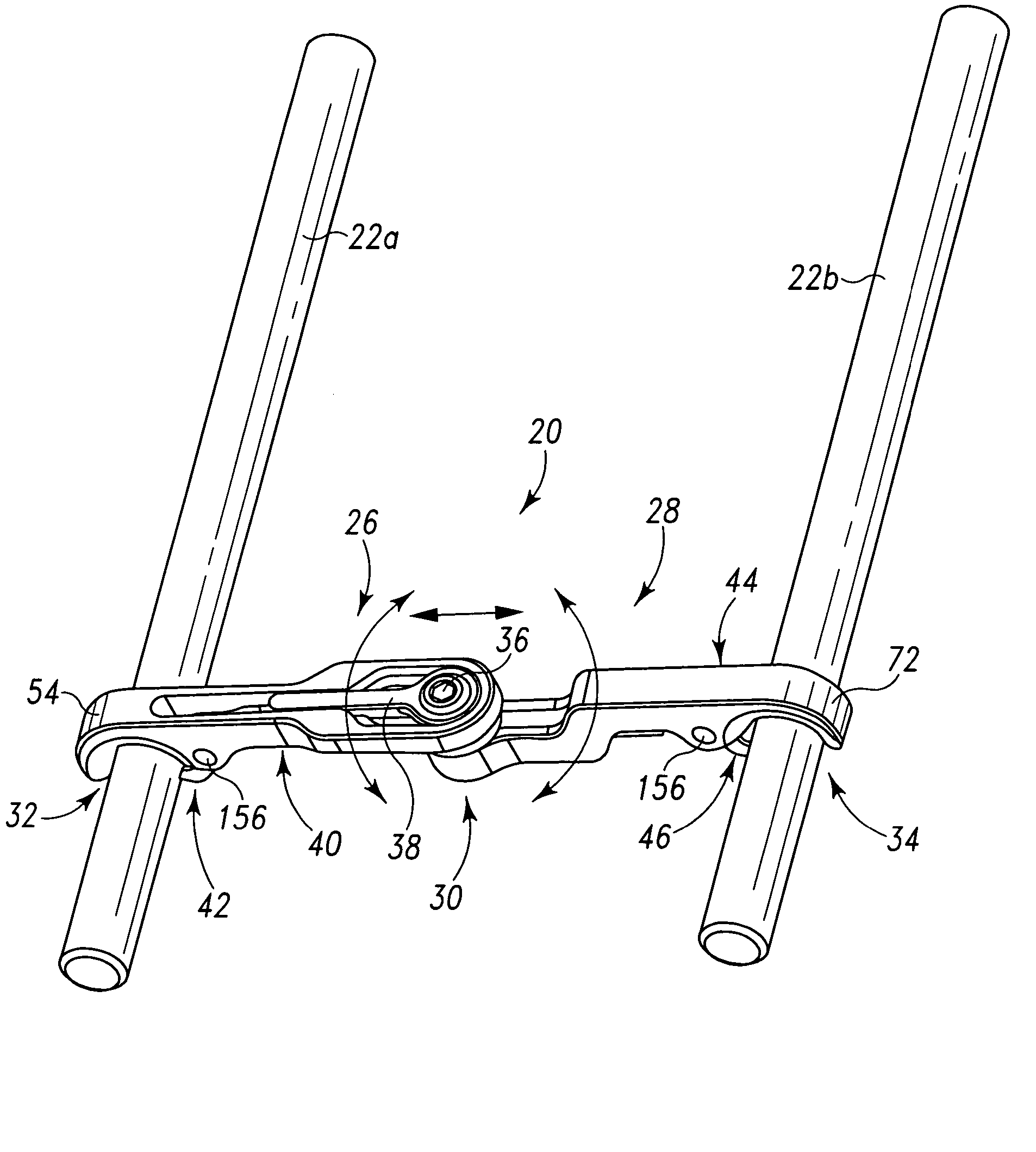Multi-axial spinal cross-connectors