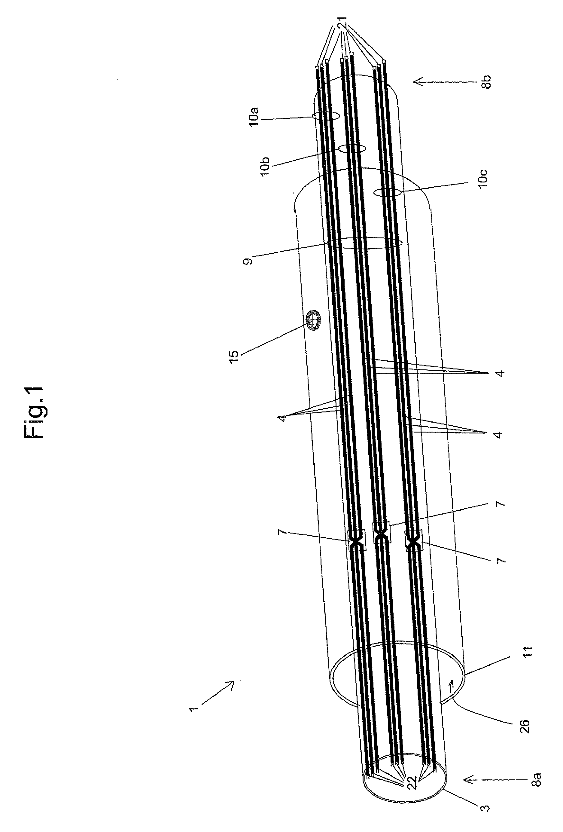 Electrical heating system for a section of fluid transport pipe, section and pipe equipped with such an electrical heating system