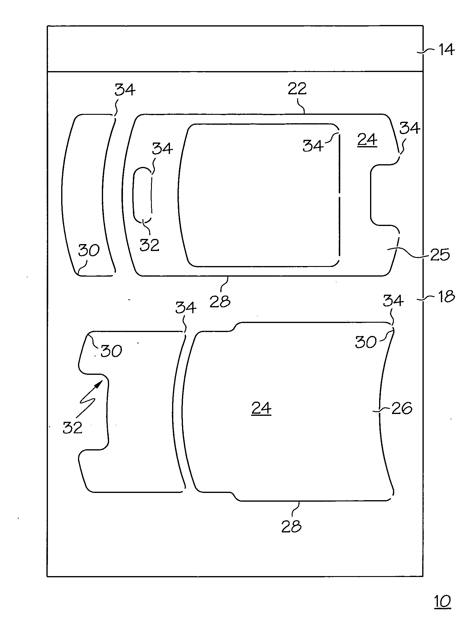 Portable electronic device label sheet assembly