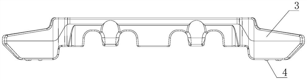 Scraper conveyor, scraper and rolling body