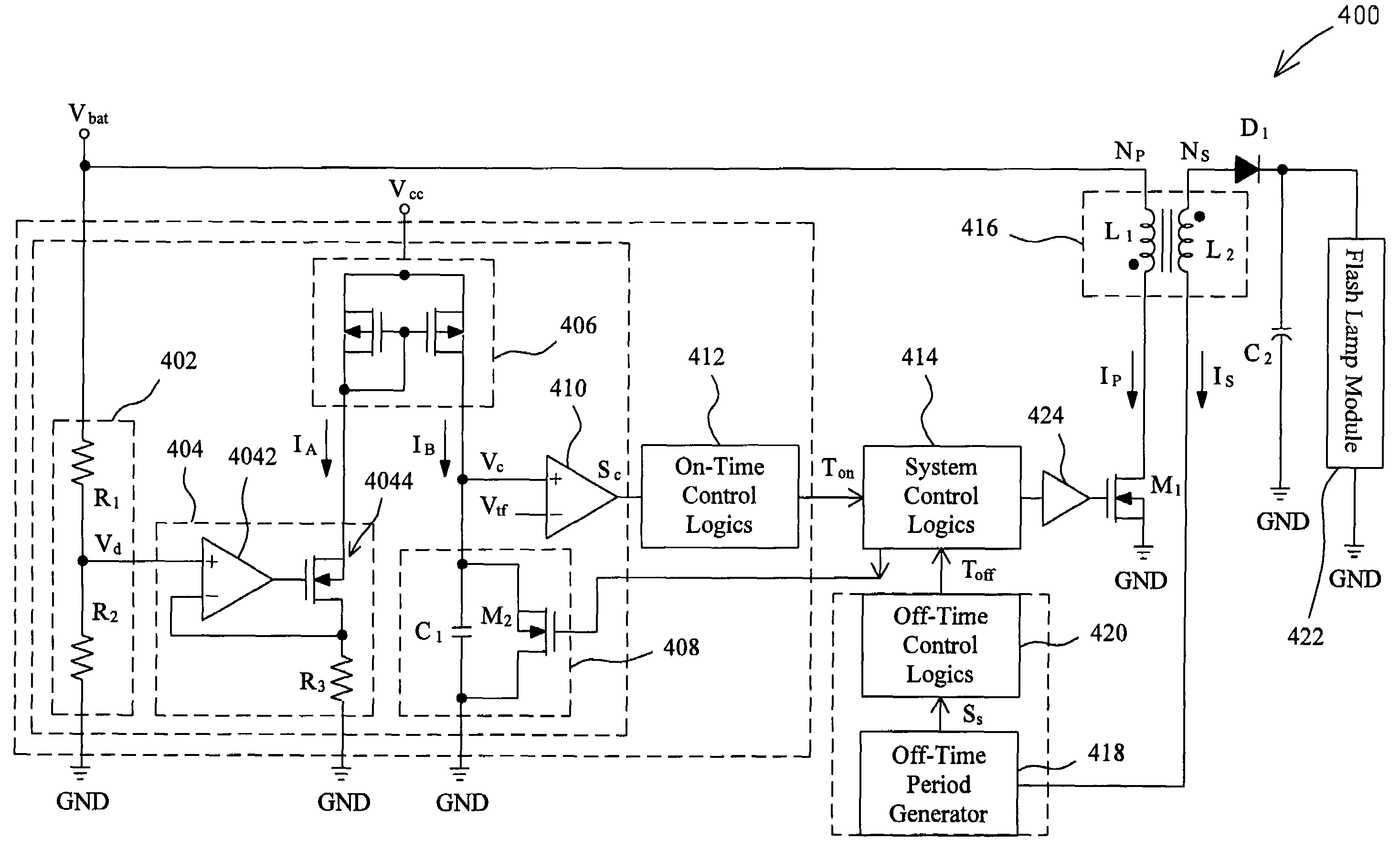 Apparatus and method for constant delta current control in a capacitor charger