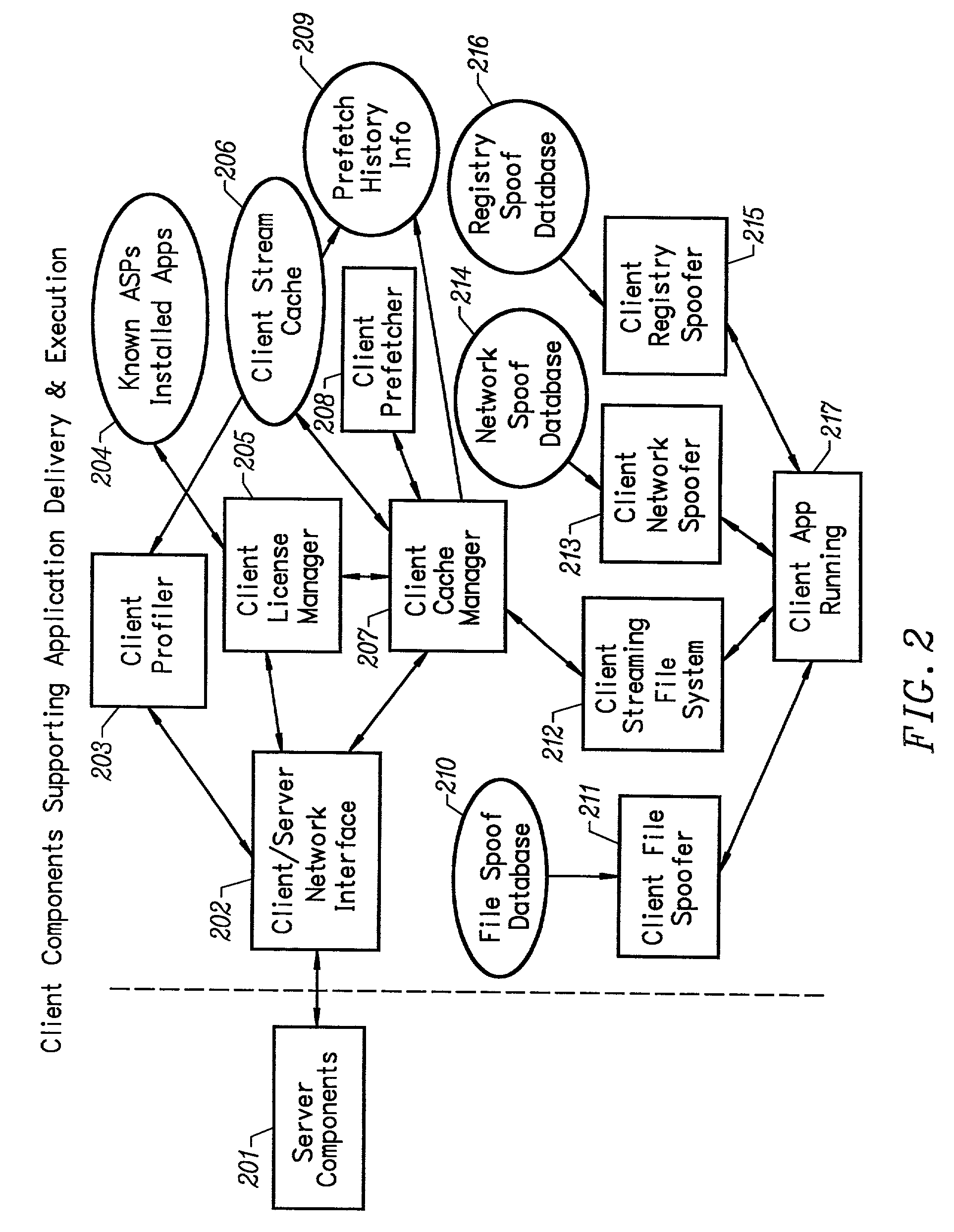 Network caching system for streamed applications