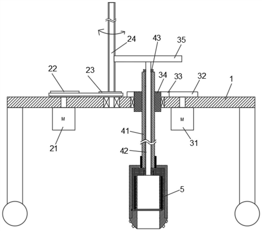 A computer-automatically controlled earth-borrowing device for undisturbed frozen soil