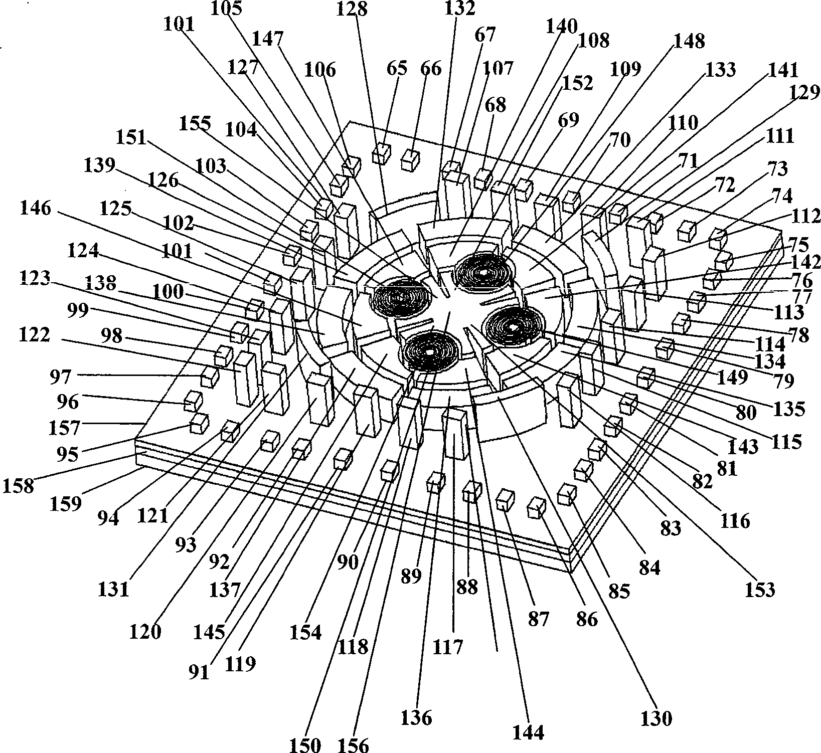 Diamagnetic rotor electromagnetic induction driving micro-gyroscope