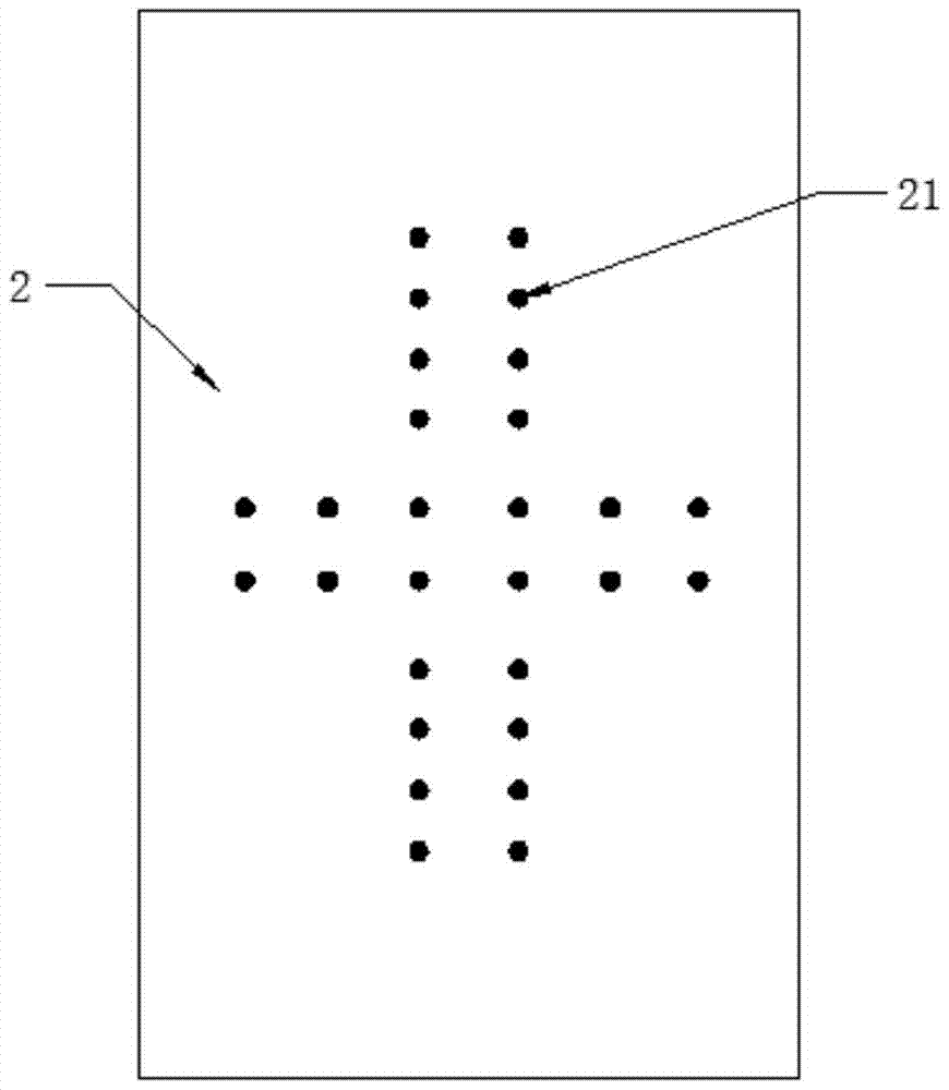 Riveting positioning jig for hot melt machine