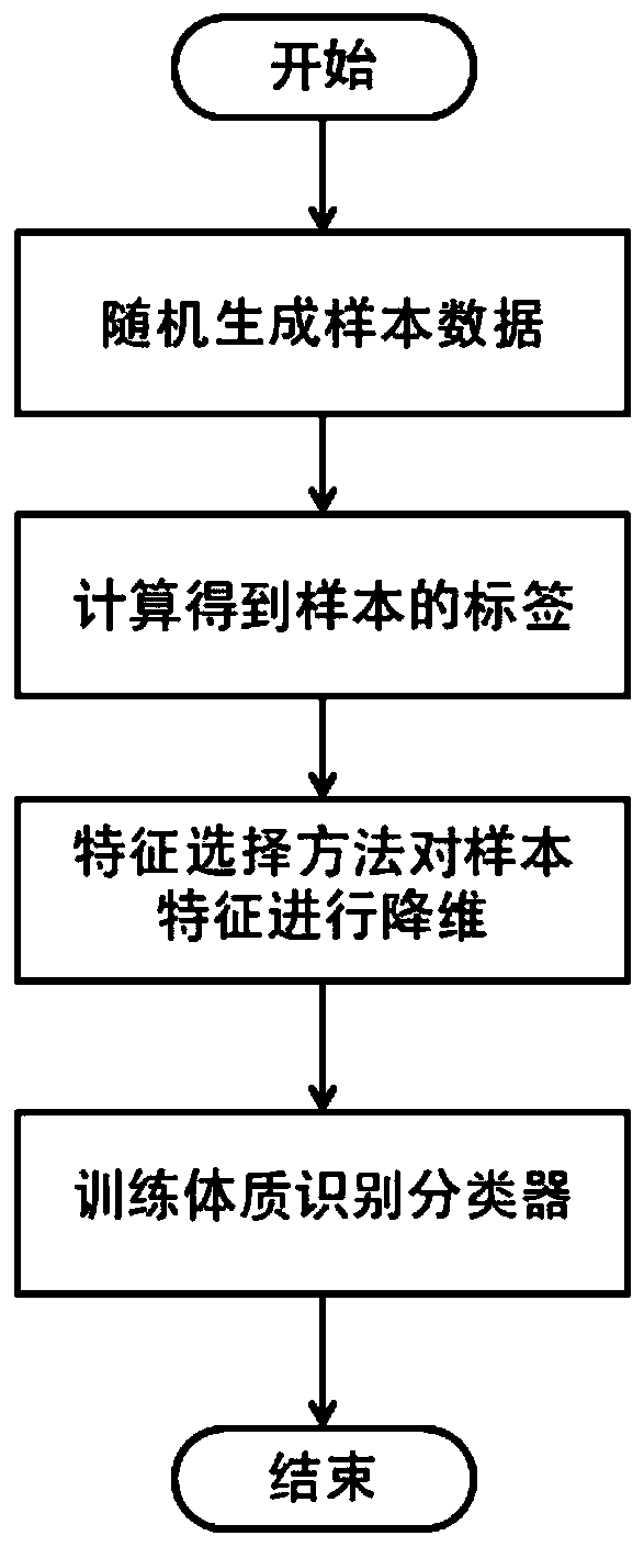 A physique recognition method based on feature selection and a classification model