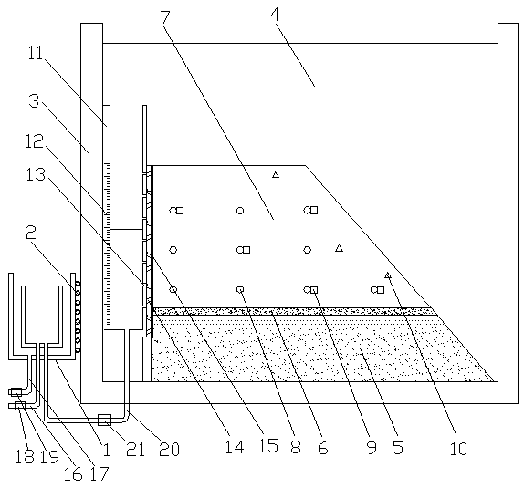 Method for simulating soil slope instability induced by groundwater