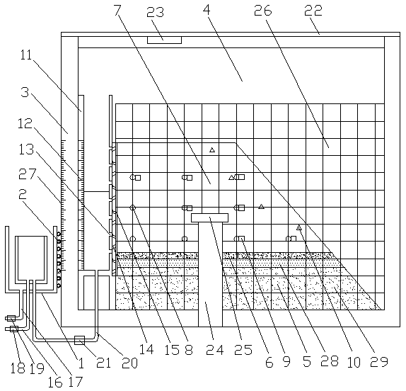 Method for simulating soil slope instability induced by groundwater