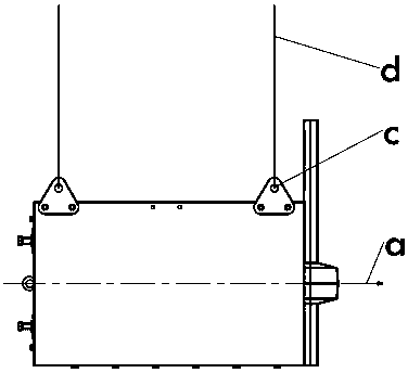 Weight box with adjustable mass and maintenance of position of mass center