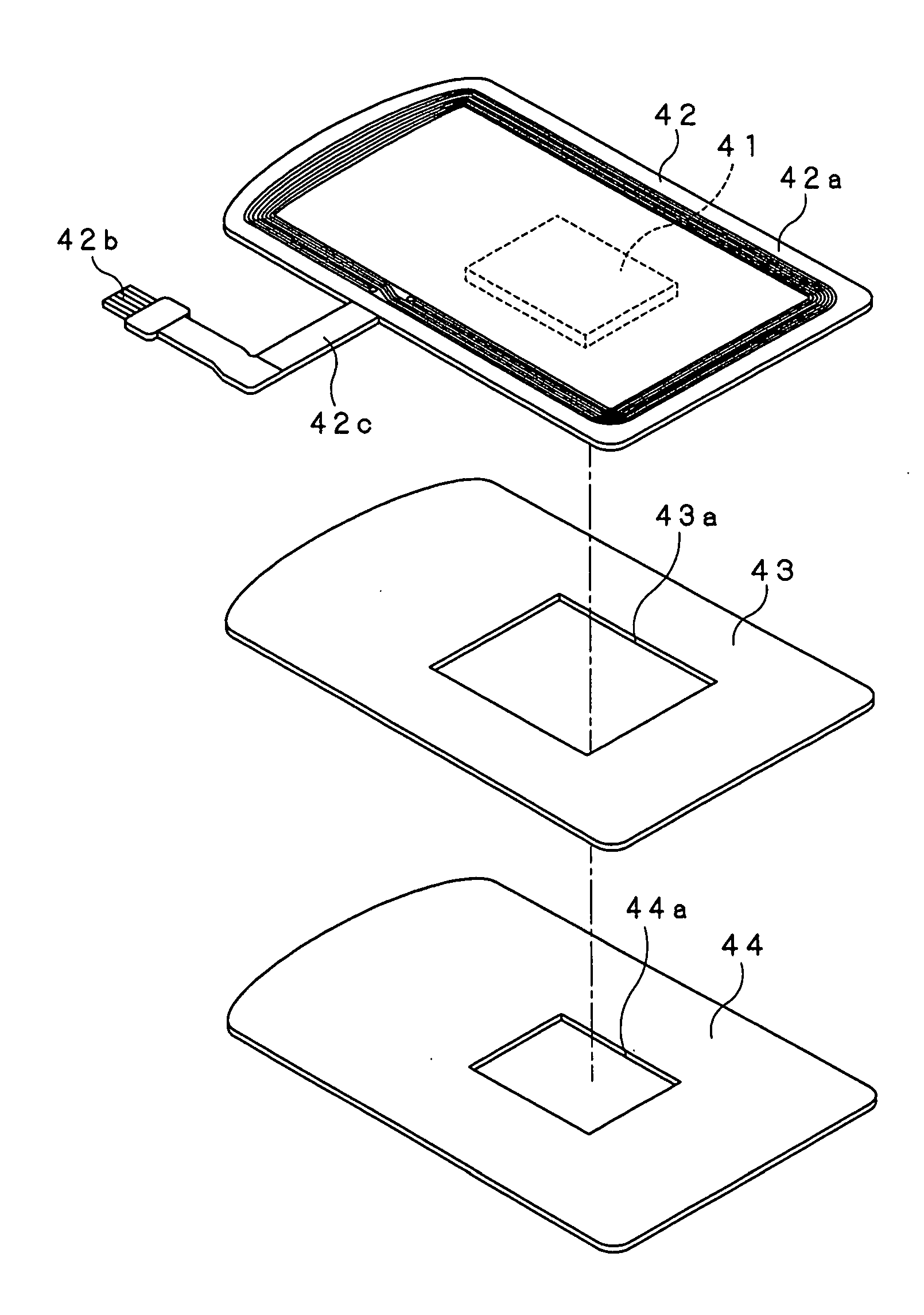 Portable type information processing terminal device