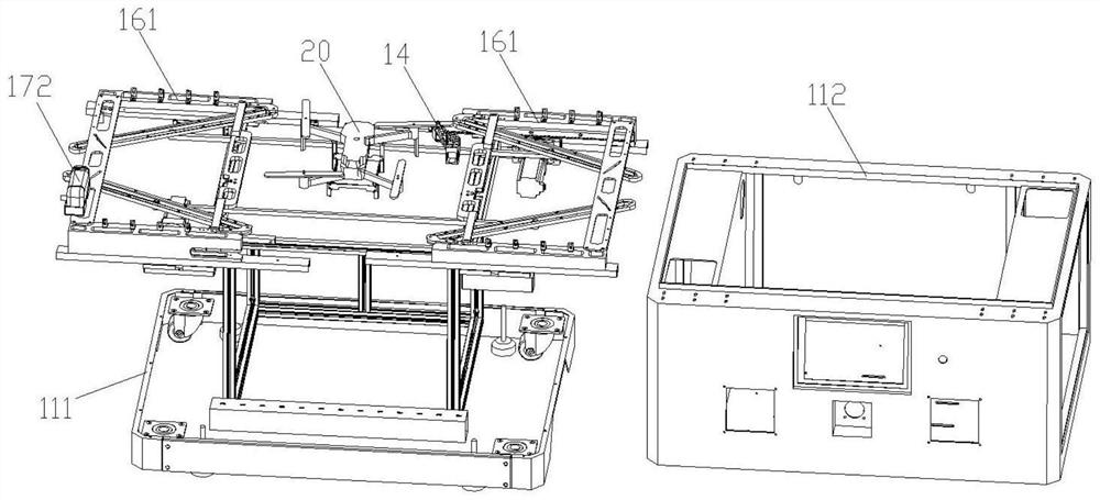 Full-automatic storage equipment of unmanned aerial vehicle