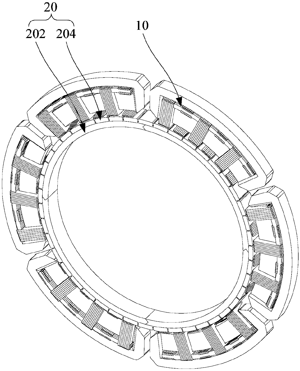 Transverse flux motor