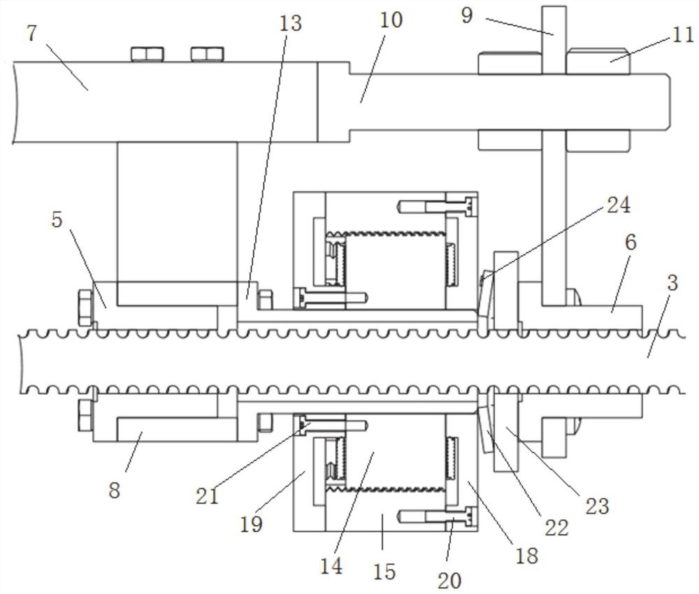 Ball screw pair transmission device and method capable of achieving automatic pre-tightening