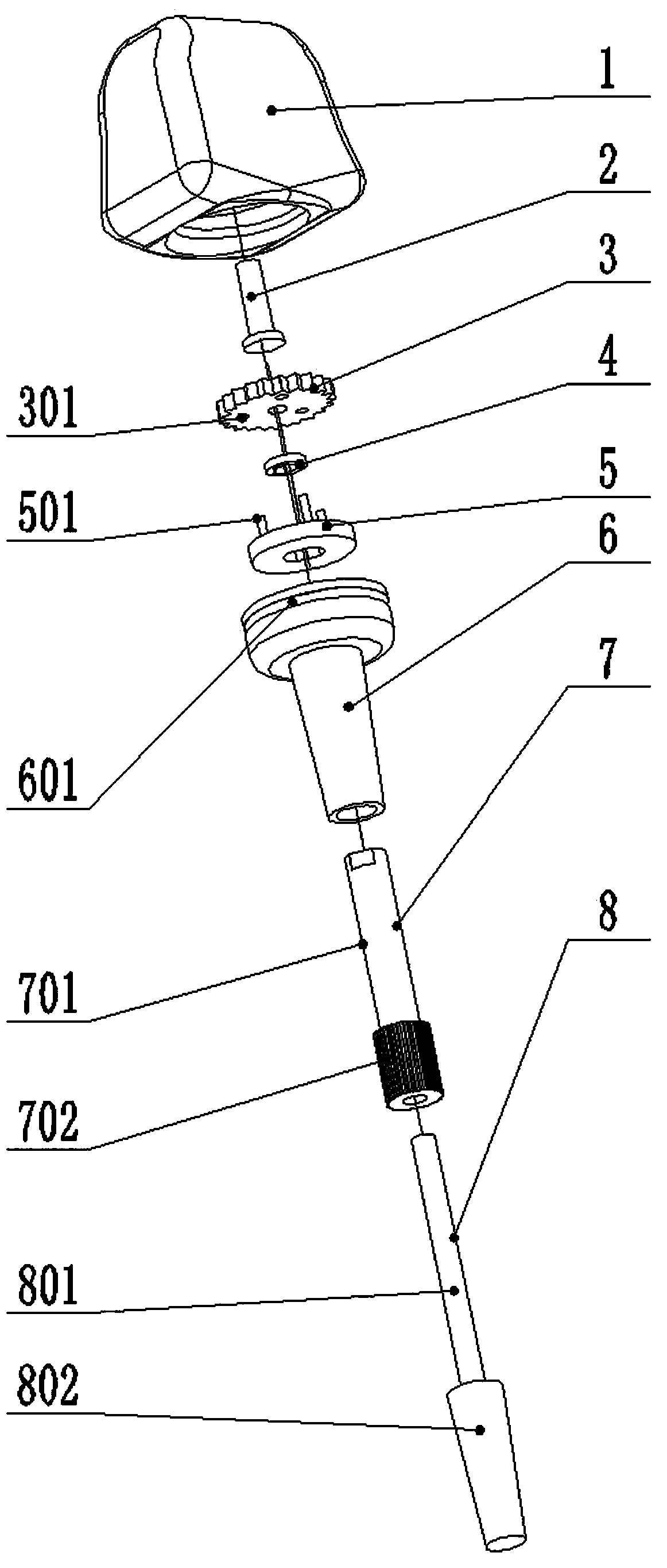 String fine-tuning mechanism based on planetary gear transmission with small tooth difference