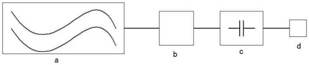 Low-potential distribution capacitor power supply module