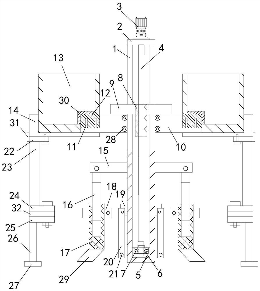 Garden lifting device facilitating picking and picking method