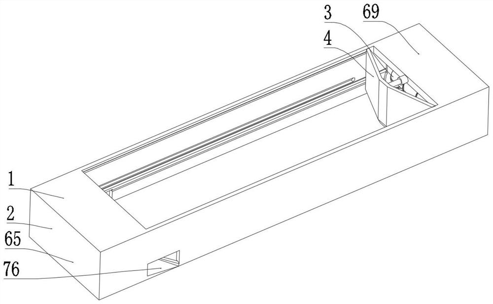 Flow filling type reverse balance excrement cleaning device for livestock breeding