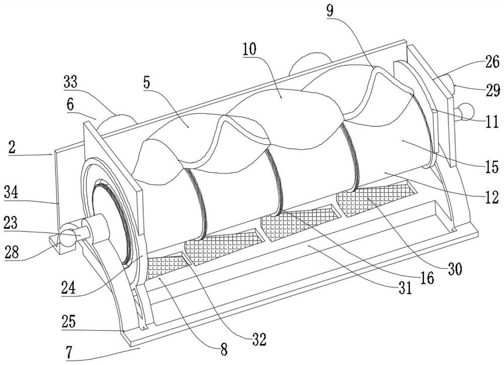 Flow filling type reverse balance excrement cleaning device for livestock breeding